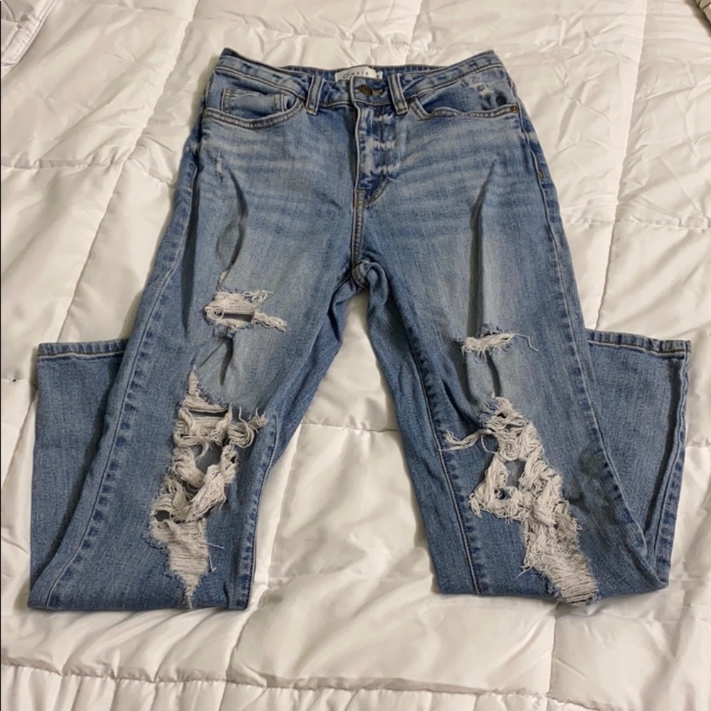 Oasis High-Rise Mom Jeans